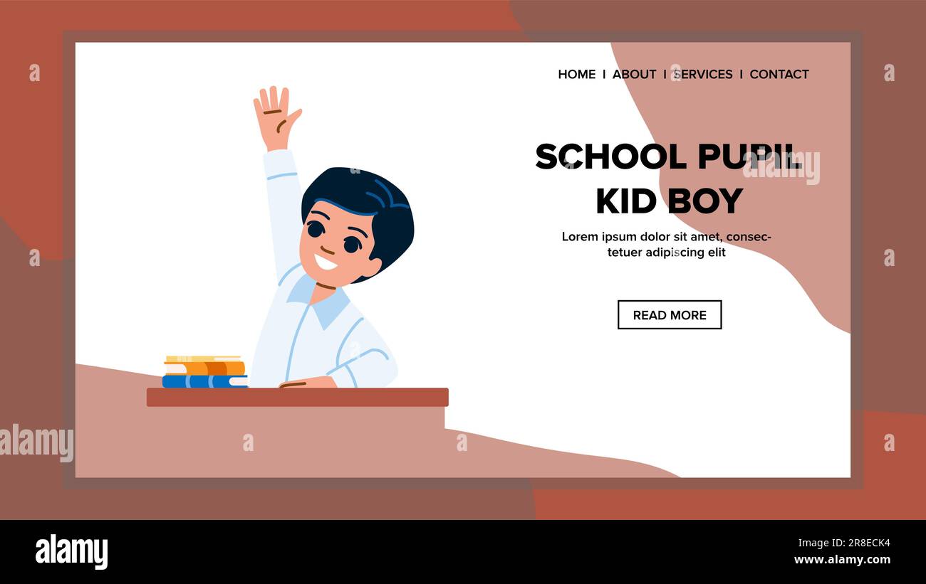 school pupil kid boy vector Stock Vector Image & Art - Alamy