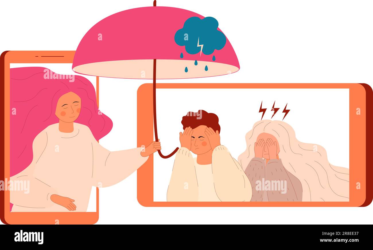 Online psychology help. Anxiety, crisis, tears, exhaustion of 