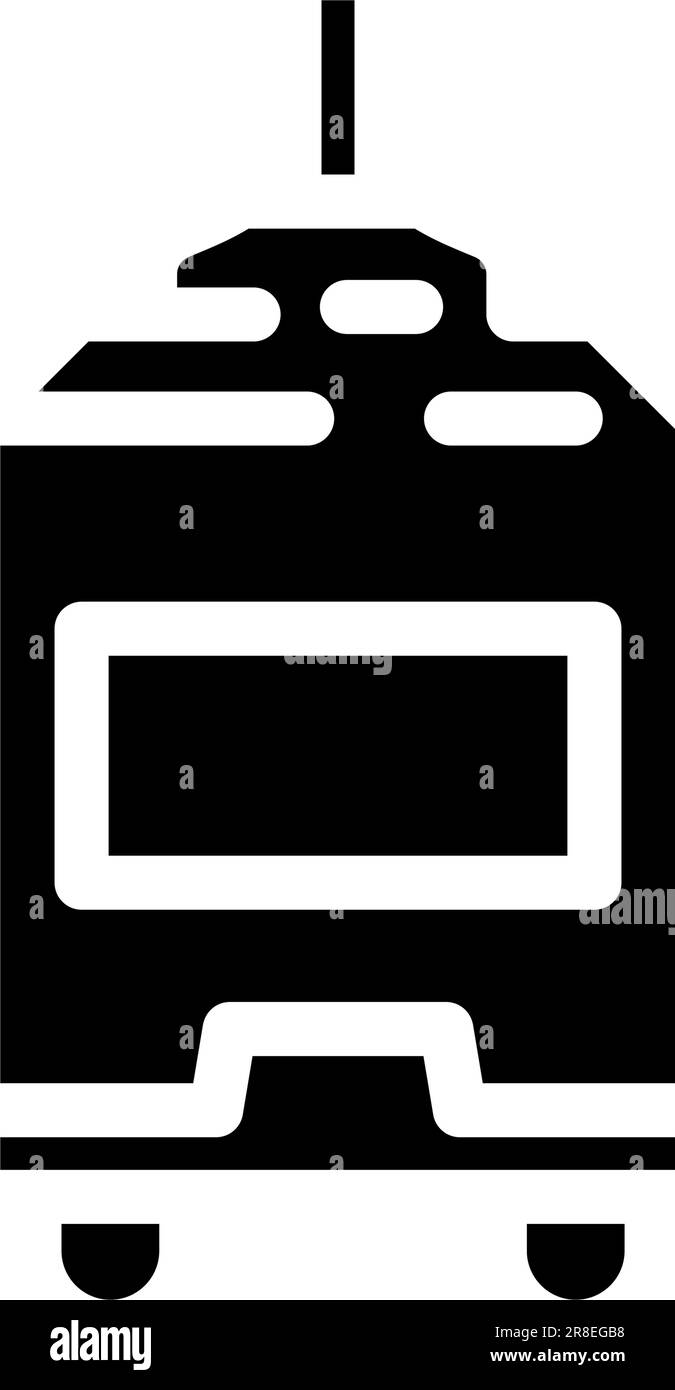 dc motor electronic component glyph icon vector illustration Stock ...