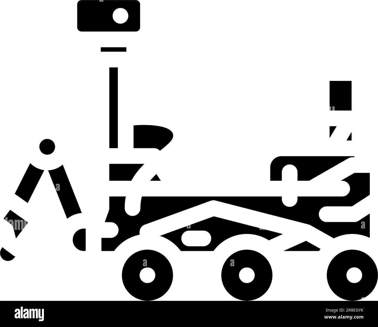 Mars surface rover Black and White Stock Photos & Images - Alamy