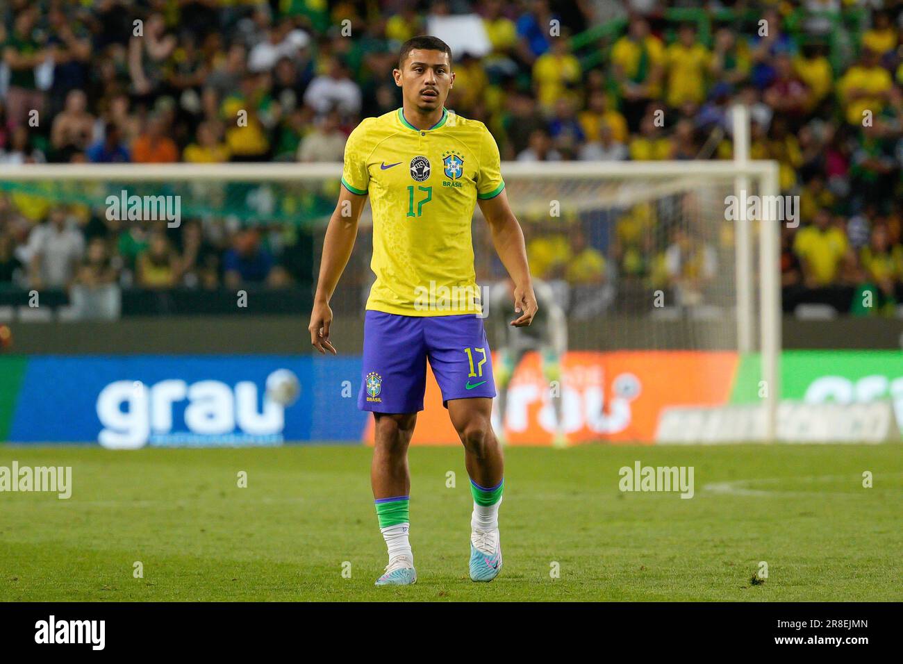 Andre Trinidade da Costa Neto from Brazil in action during the friendly football match between Brazil and Senegal at Estadio Jose Alvalade. Final Score: Brazil 2:4 Senegal (Photo by Bruno de Carvalho / SOPA Images/Sipa USA) Stock Photo