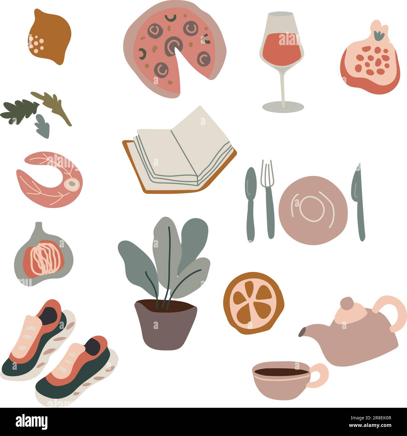 Reading habit vector vectors hi-res stock photography and images - Alamy