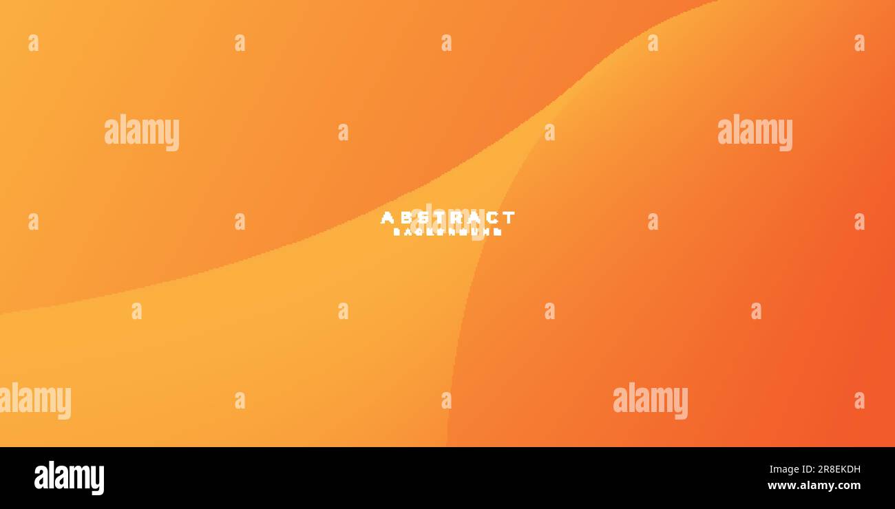 orange background . orange wavy gradation background Stock Vector