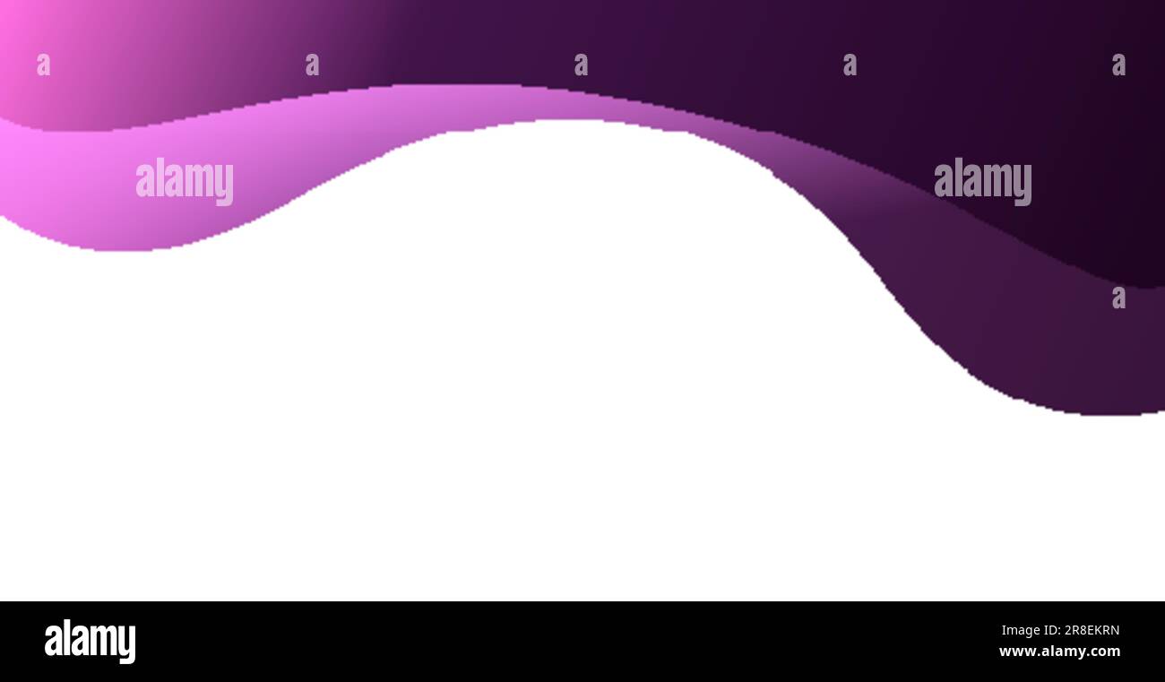 Elegant dark purple wavy background with white space. Vector illustration eps10 Stock Vector
