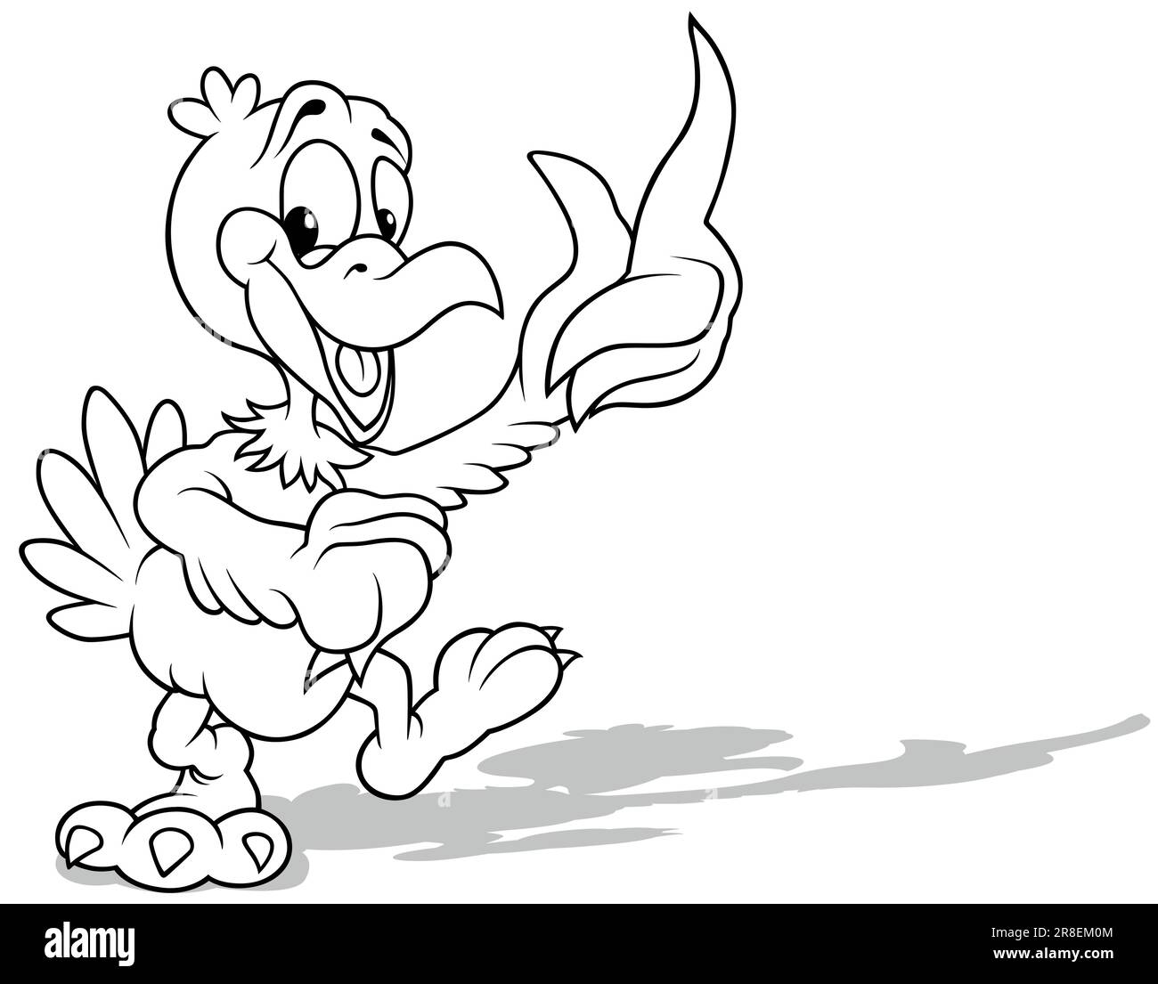 Drawing of a Dancing Bald Eagle Stock Vector Image & Art - Alamy