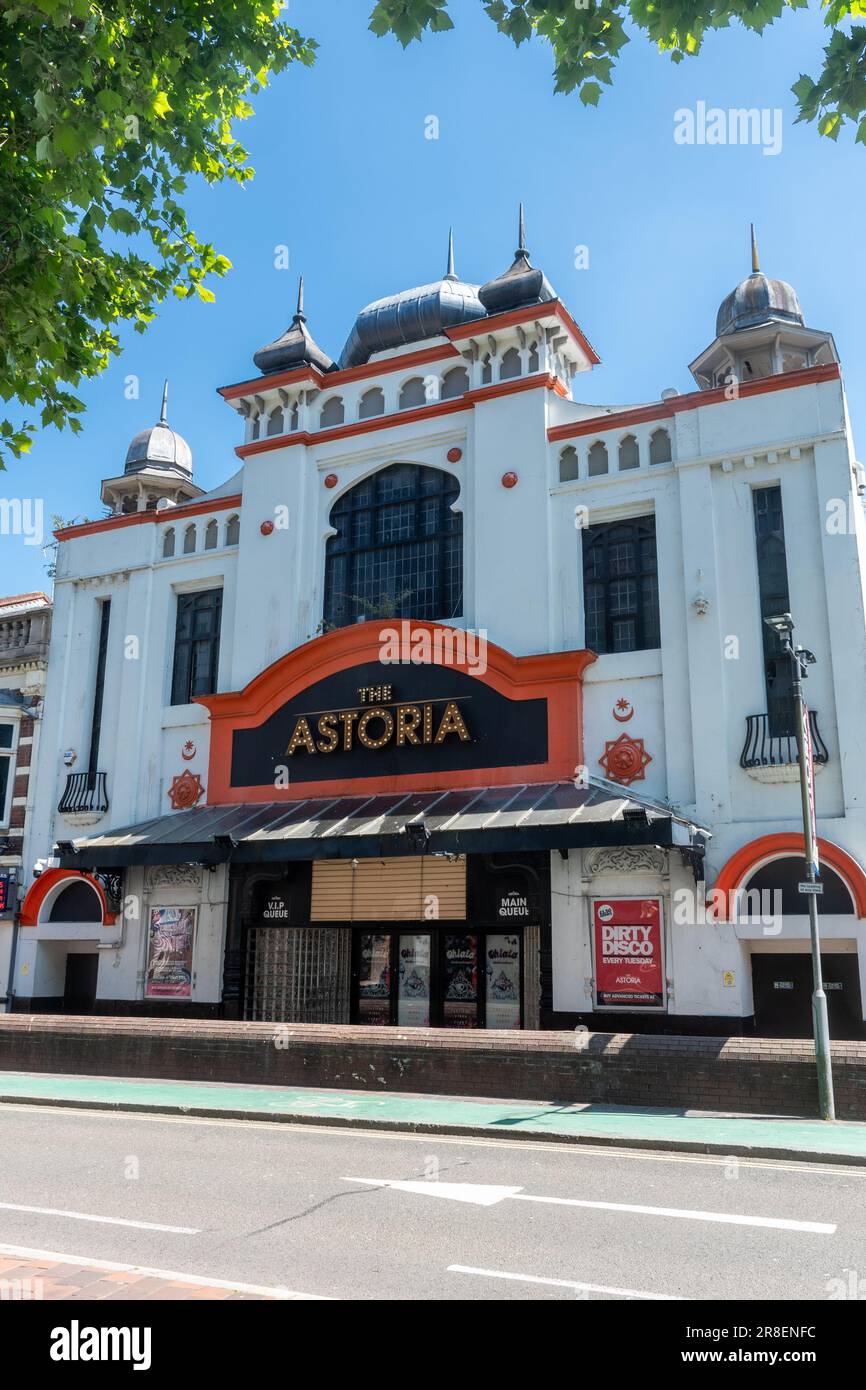 The Astoria nightclub in Portsmouth city centre, Hampshire, England, UK, a grade II listed Building which was originally a cinema Stock Photo