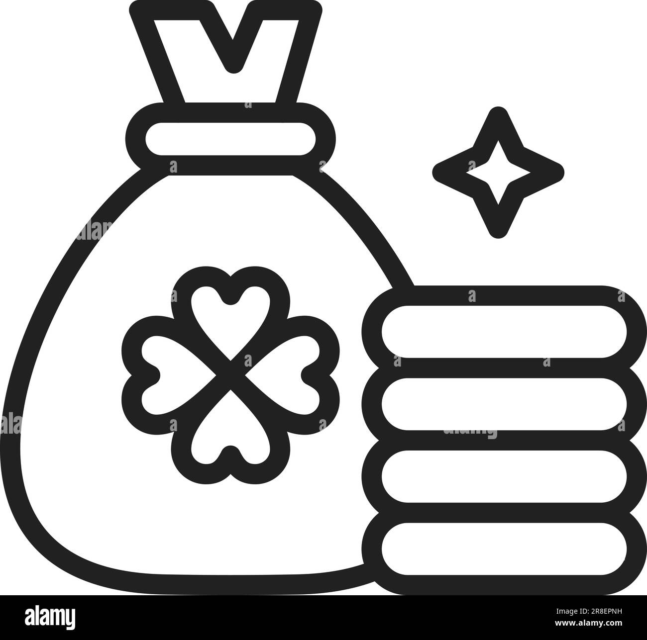Money Bag Icon Image Stock Vector Image & Art - Alamy