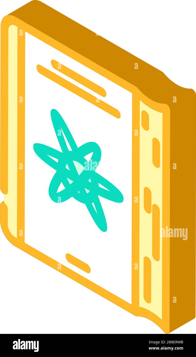 nuclear physics nuclear energy isometric icon vector illustration Stock ...