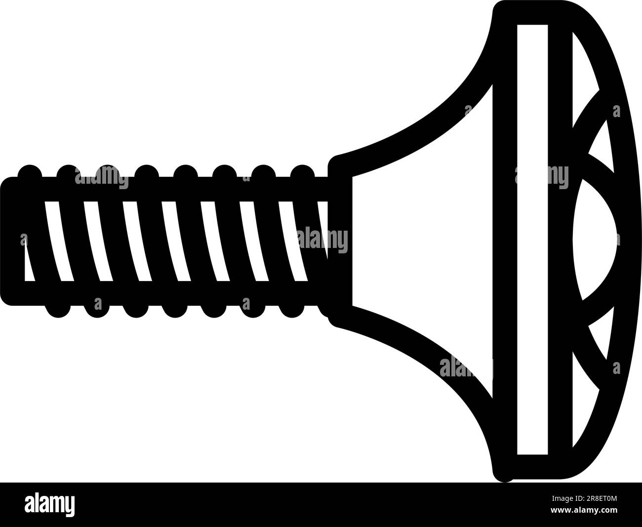 knobs pull hardware furniture fitting line icon vector illustration
