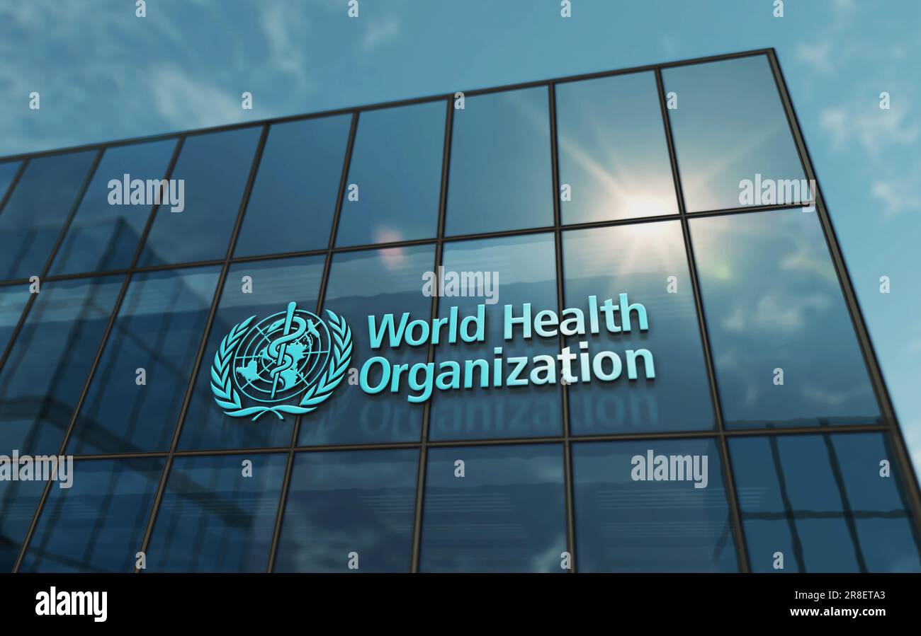 World health organization logo hi-res stock photography and images - Alamy