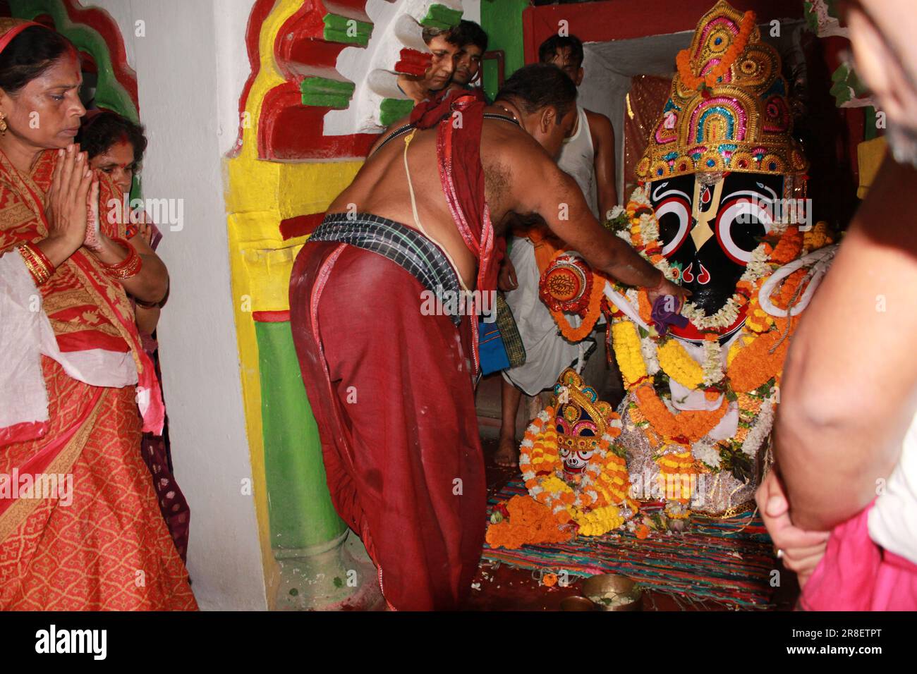 Hare krishna ceremony hi-res stock photography and images - Alamy