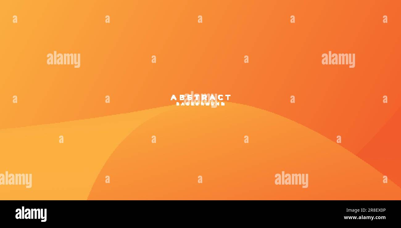 orange background . orange wavy gradation background Stock Vector