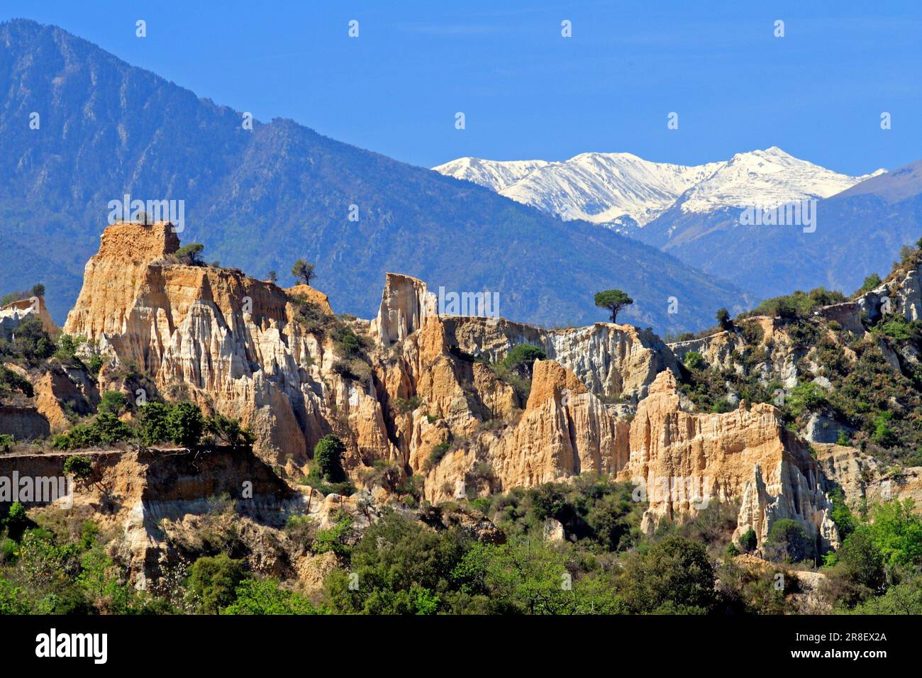 Site of the Organs or Fairy Chimneys, geological site, erosion due to ...