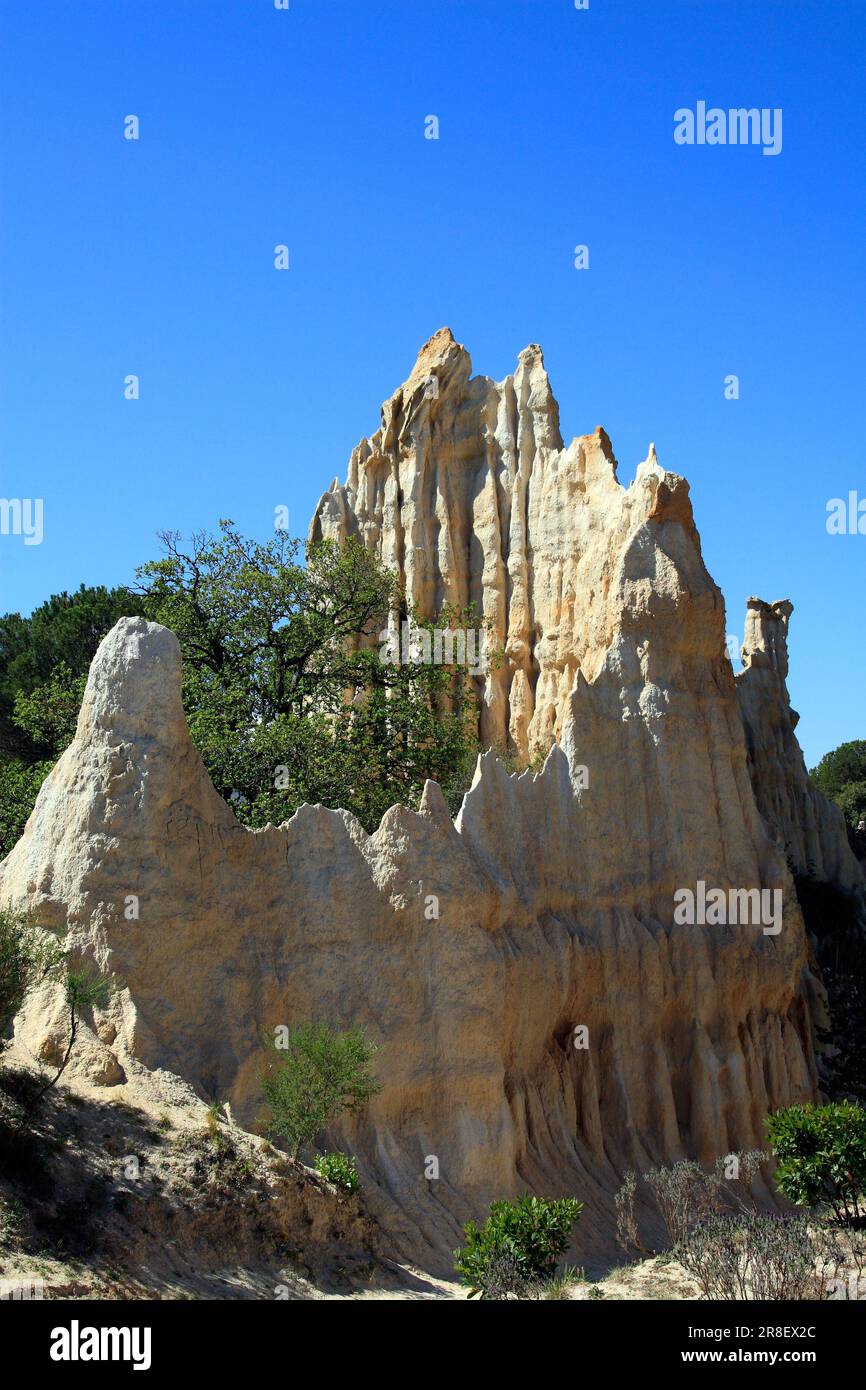 Site of the Organs or Fairy Chimneys, geological site, erosion due to ...