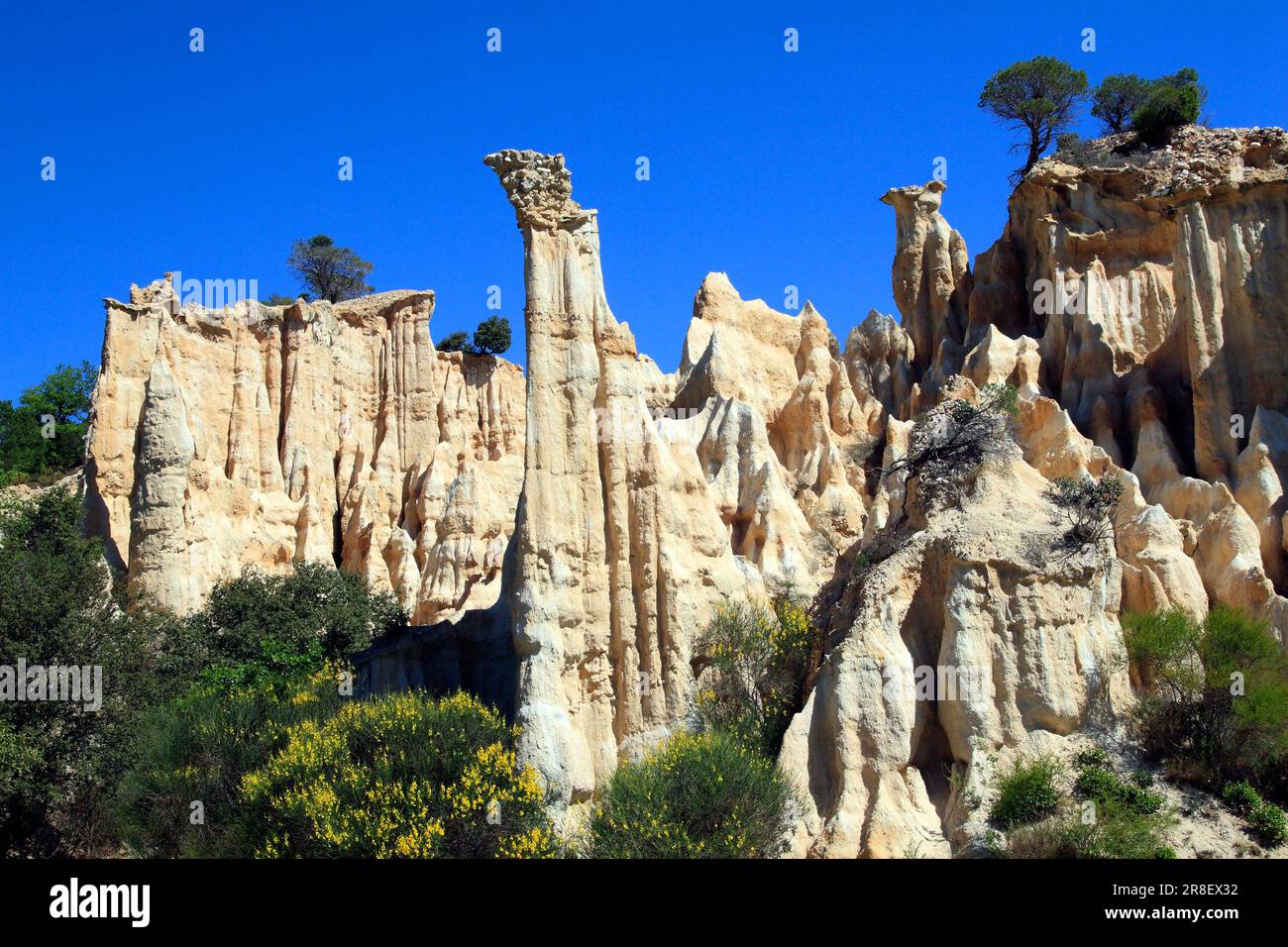 Site of the Organs or Fairy Chimneys, geological site, erosion due to ...