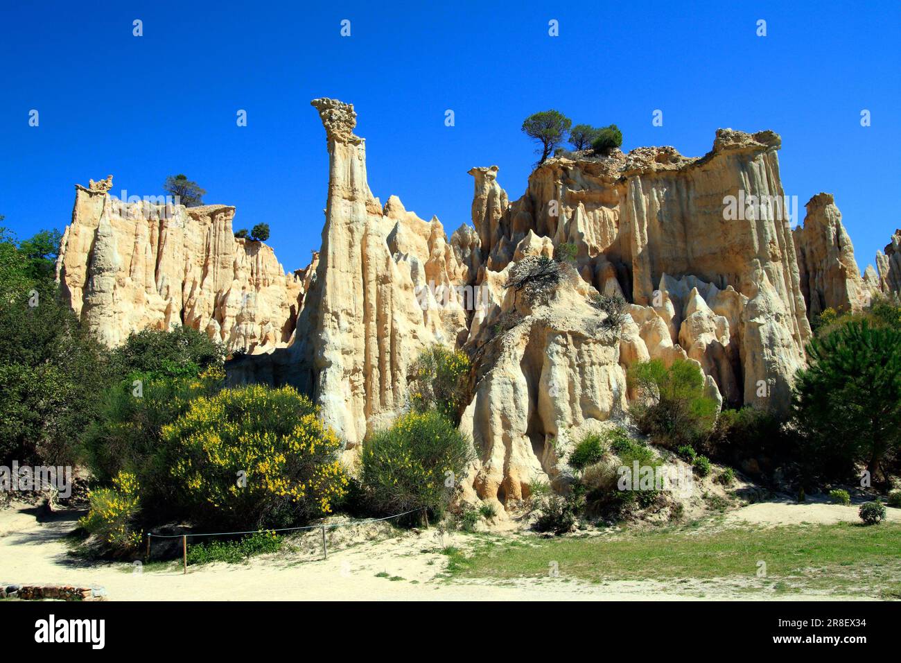Site of the Organs or Fairy Chimneys, geological site, erosion due to ...