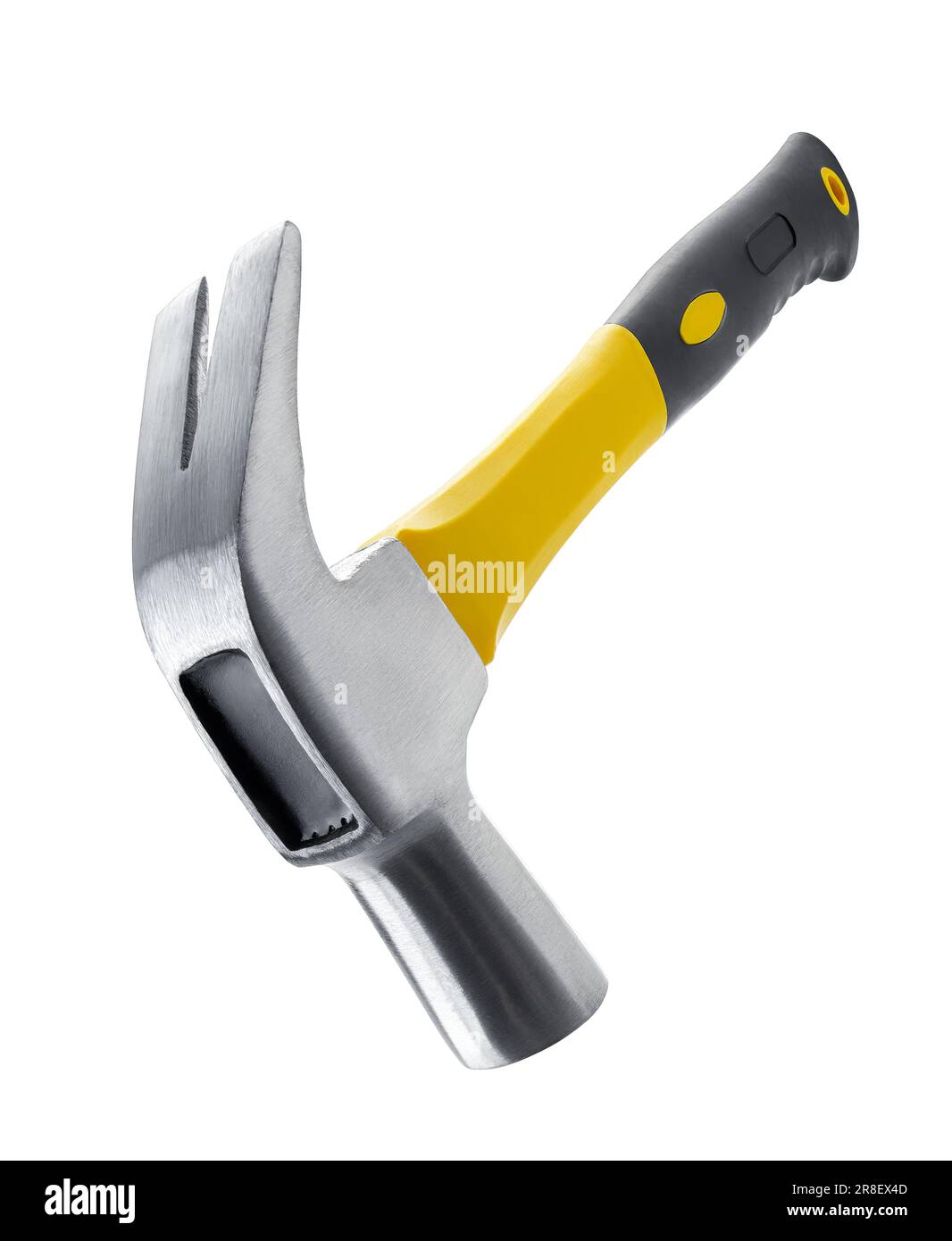 Claw hammer isolated on white background - clipping path included Stock Photo