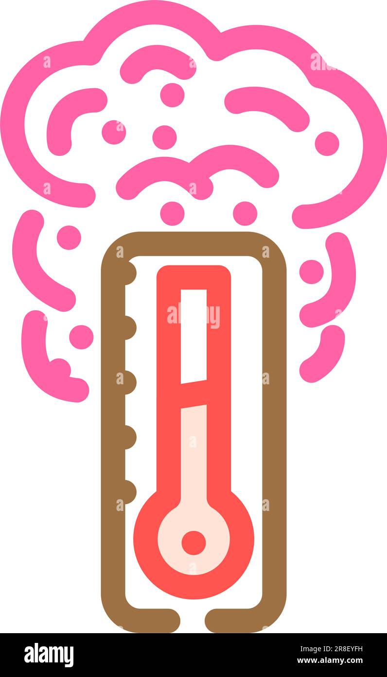 hot smell color icon vector illustration Stock Vector Image & Art Alamy