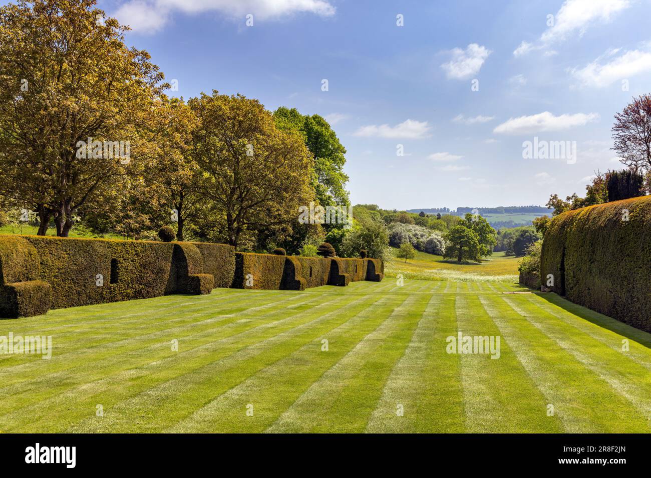 Upton Wold Gardens, Cotswolds, Gloucestershire, England, Uk Stock Photo