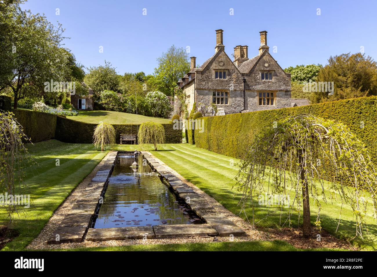 Upton Wold Gardens, Cotswolds, Gloucestershire, England, Uk Stock Photo