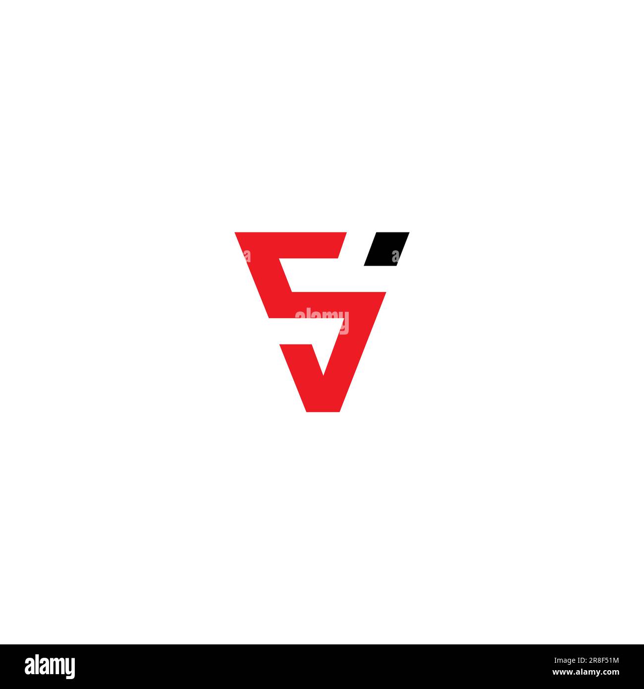 SI Logo Symbol. Letter S Triangle Logo Stock Vector