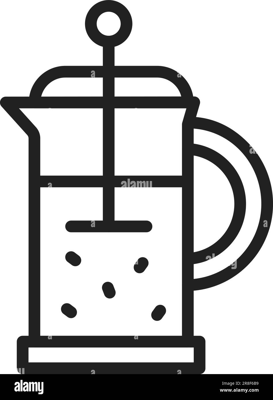 French Press Icon Image Stock Vector Image & Art Alamy