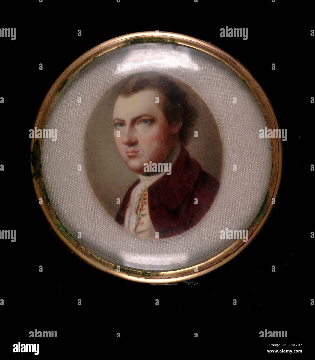 Peter Bounetheau ca. 1815 by Henry Brintnell Bounetheau, born Charleston, SC 1797-died Charleston, SC 1877 Stock Photo