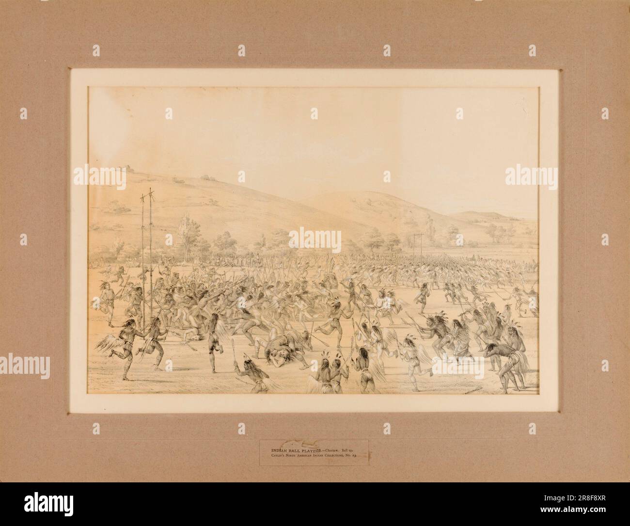 Indian Ball Playersno. 23 [] by Catlin, born WilkesBarre, PA