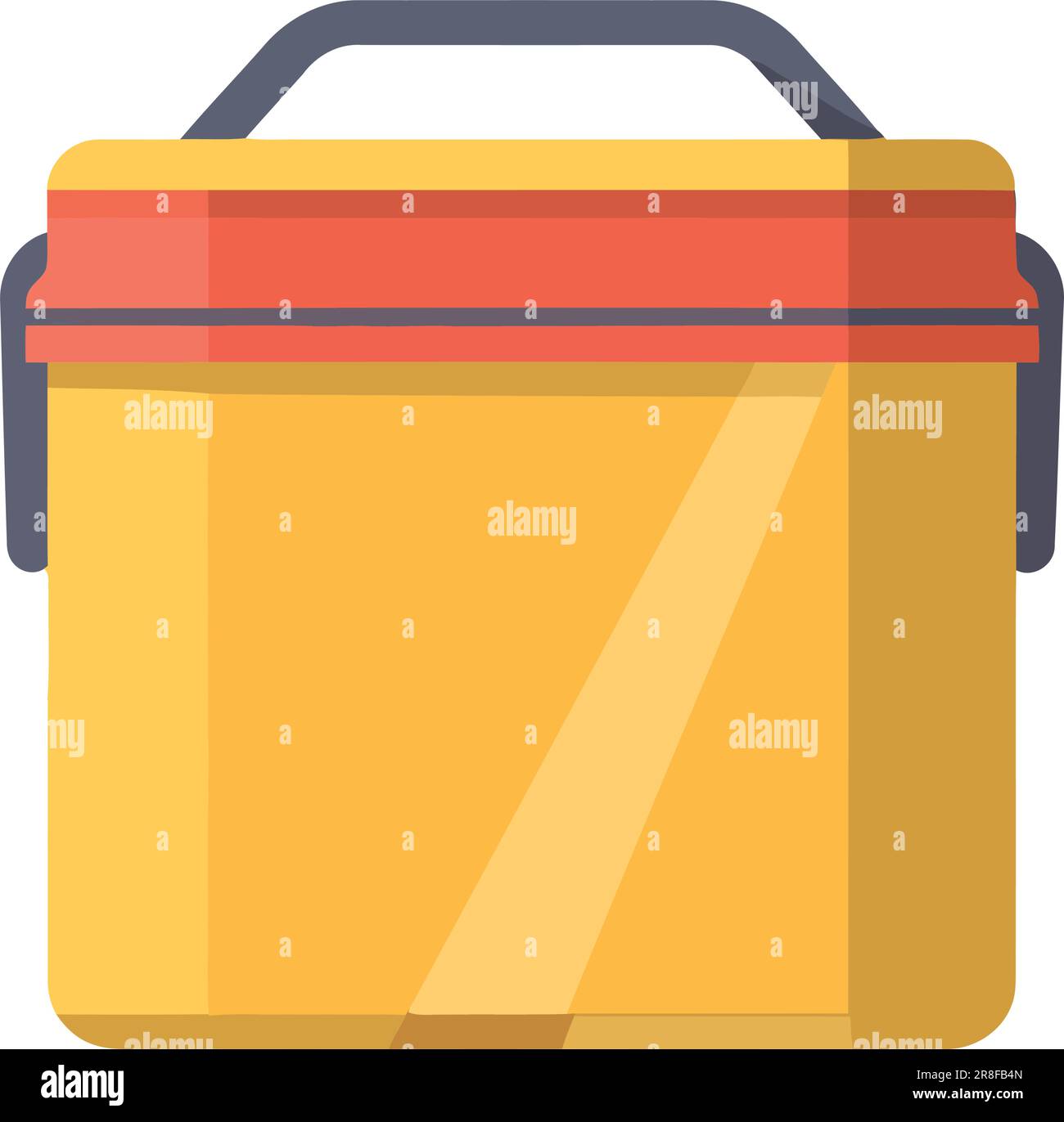 Plastic cooler with lid and handle Stock Vector Image & Art Alamy