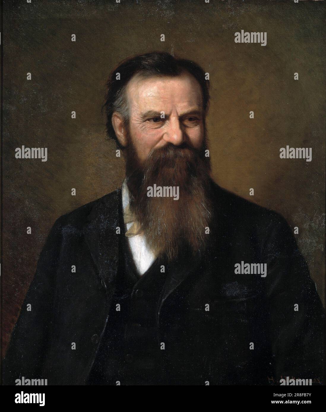 Major John Wesley Powell 1885 by Henry Ulke, born Frankenstein, Germany 1821-died Washington, DC 1910 Stock Photo
