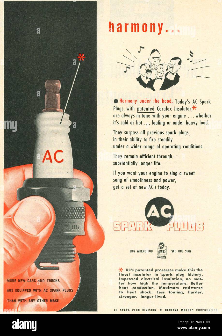 AC Spark plugs woth Coralox insulator General motors AC Spark plug
