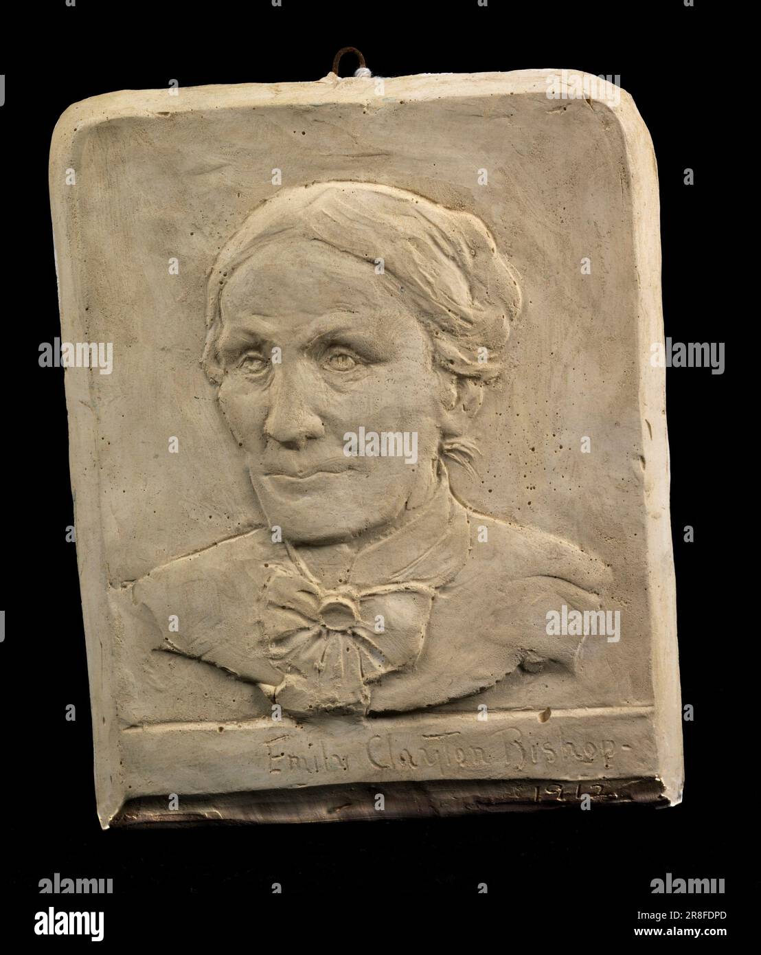 Portrait of Old Woman with Bow 1912 by Emily Clayton Bishop, born Smithsburg, MD 1883-died Smithsburg, MD 1912 Stock Photo