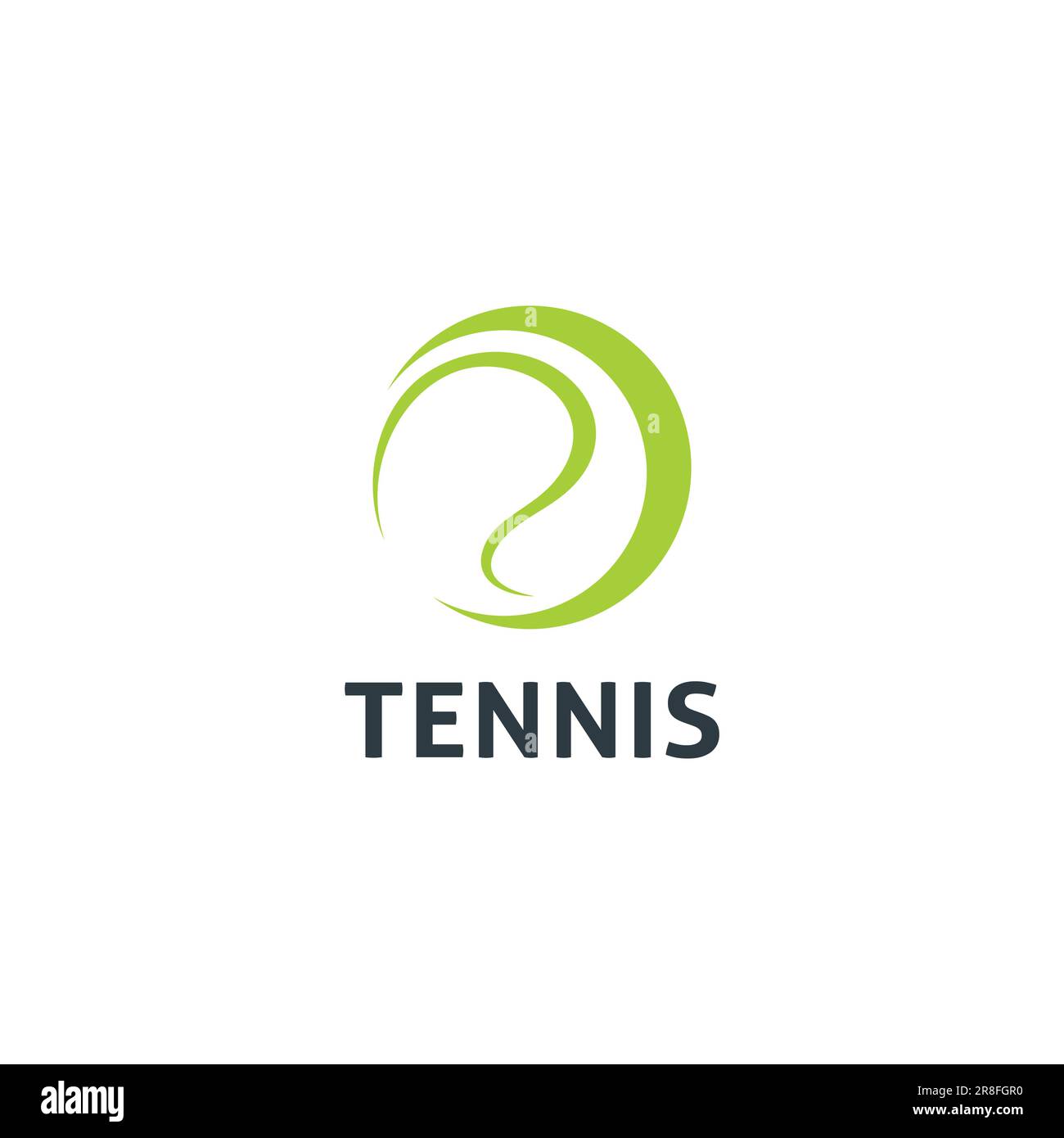 Tennis logo Simple. Tennis Ball Club Logo Stock Vector Image & Art Alamy