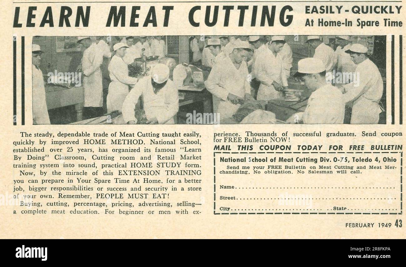Learn meat cutting training National school of meat cutting Ohio