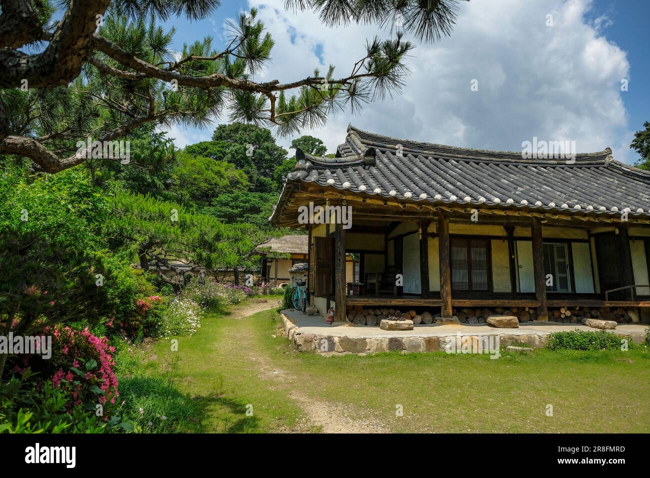 Gyeongju, South Korea June 3, 2023 View of Yangdong Folk Village in