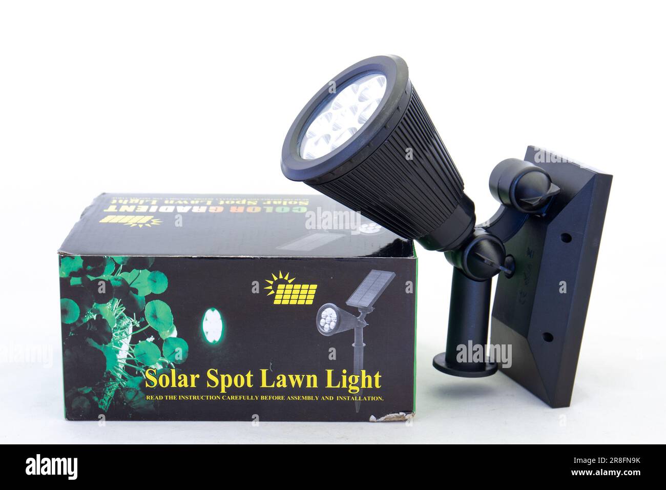 Johannesburg, South Africa Color Gradient solar lawns spot lights