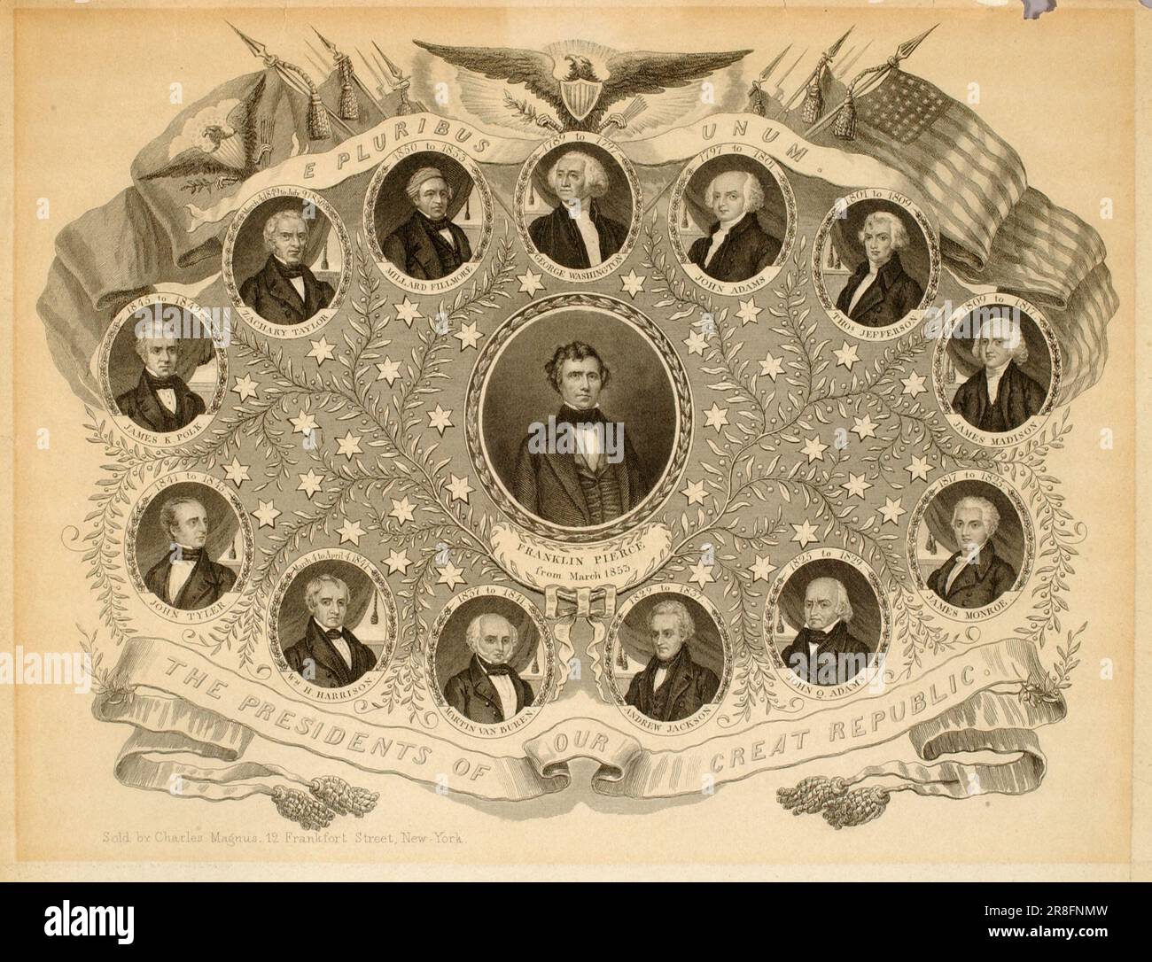 1800s presidents hi-res stock photography and images - Alamy