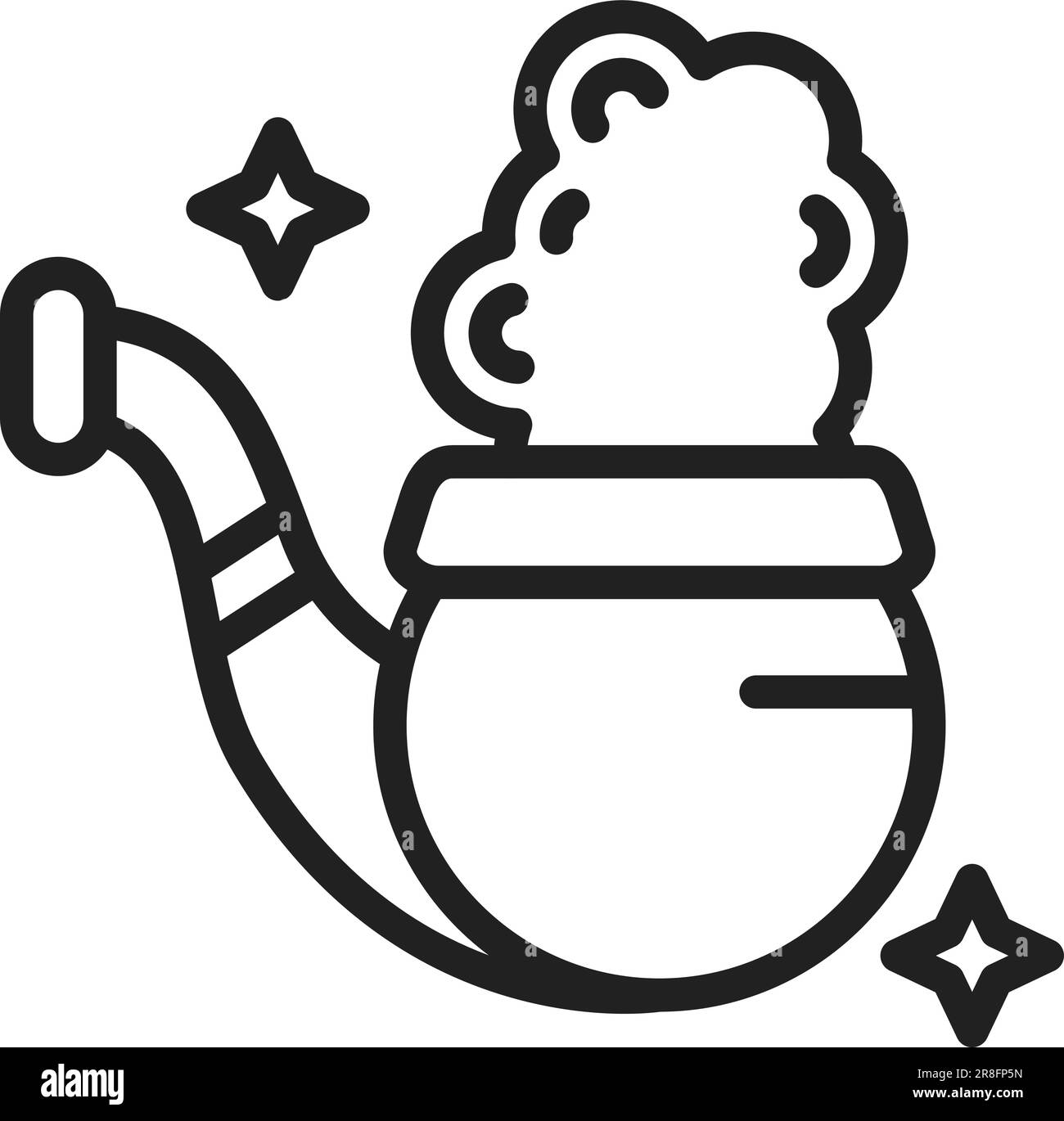 Smoking Pipe Icon Image Stock Vector Image & Art - Alamy