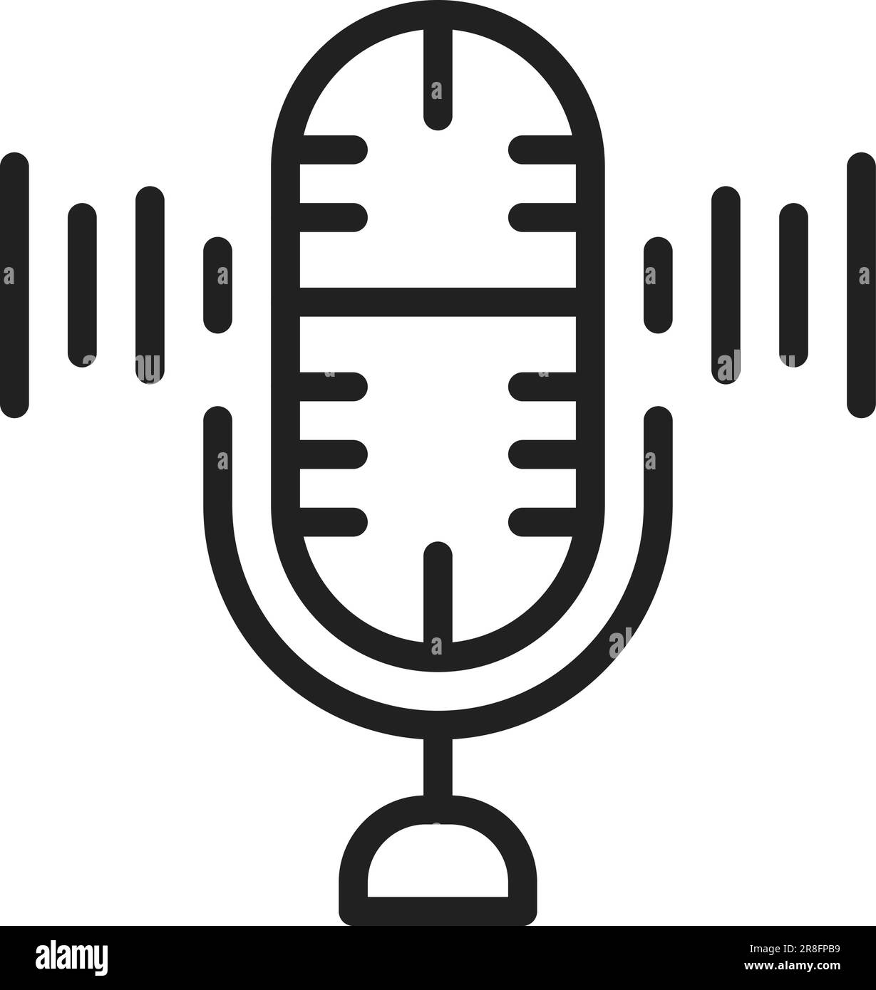 Microphone image Black and White Stock Photos & Images - Alamy
