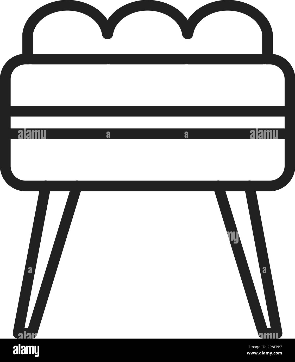 Ottoman stool Black and White Stock Photos & Images Alamy