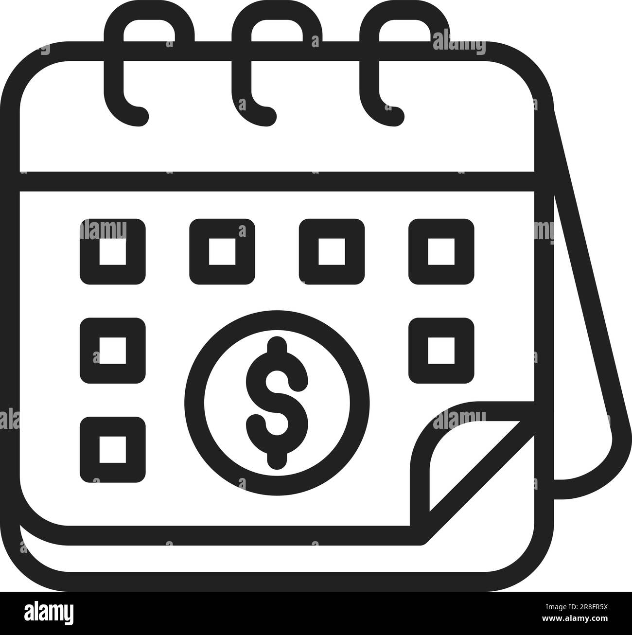 Mail subscription icon outline hi-res stock photography and images - Alamy