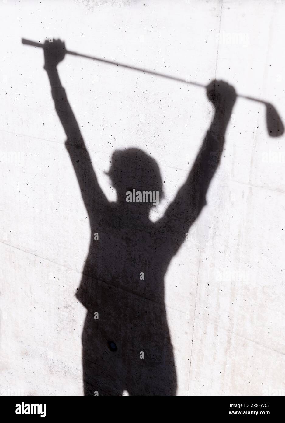 Golf Lessonn Shadow Golf club wall hi-res stock photography and images - Alamy