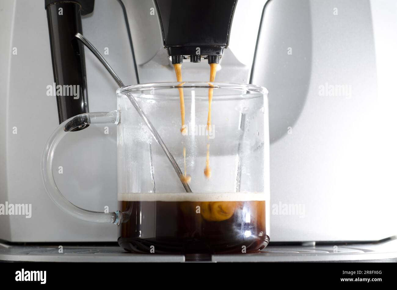 Coffee Machine Making a Coffee Stock Photo Alamy