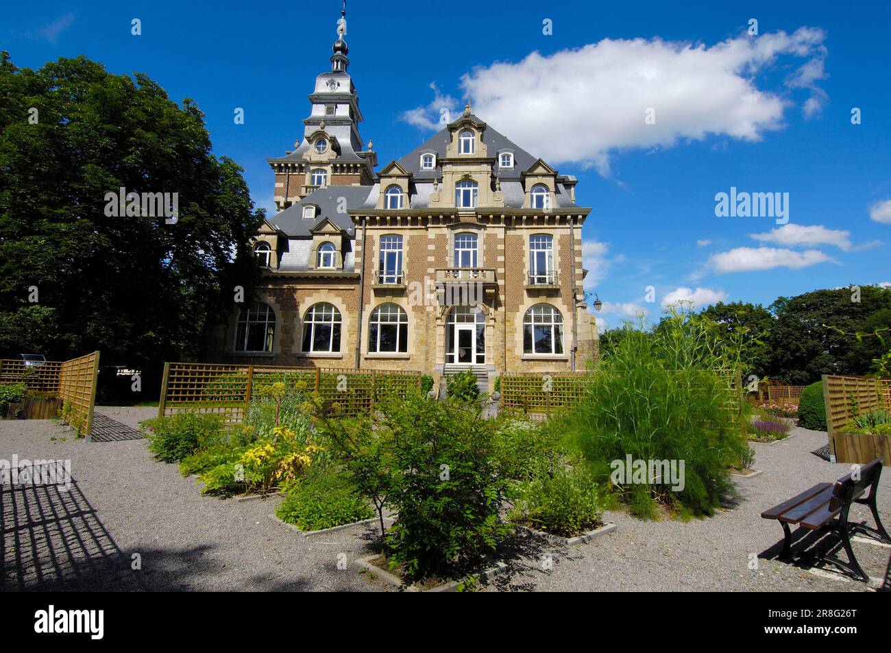 Hotel Chateau de Namur, near Citadel, Namur, Wallonia, Belgium, Wallonia, Walloon Region Stock Photo