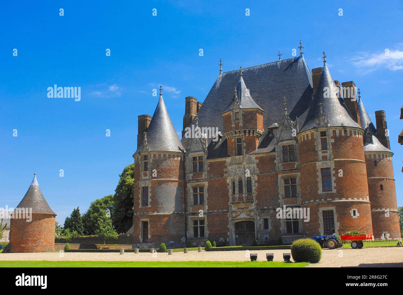 Chateau de Martainville, Castle, Upper Normandy, Upper Normandy, France Stock Photo