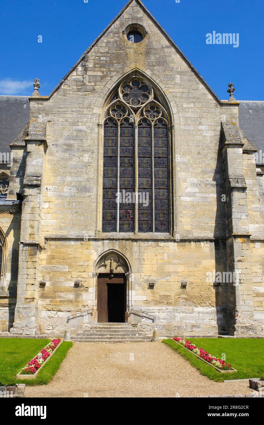 Church of Notre Dame, Ecouis, Upper Normandy, France, Upper Normandy Stock Photo