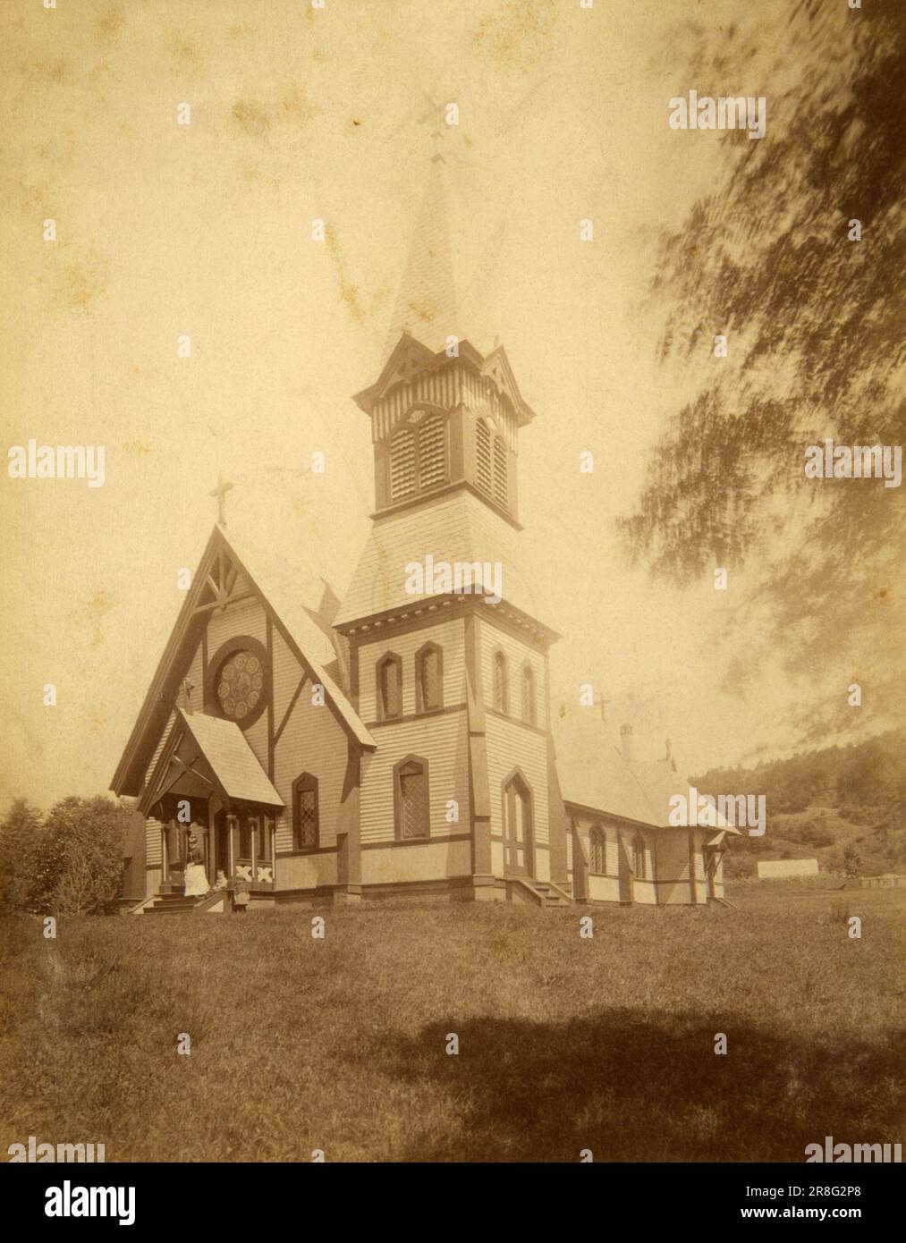 Catholic Church, from the album Views of Charlestown, New Hampshire ...