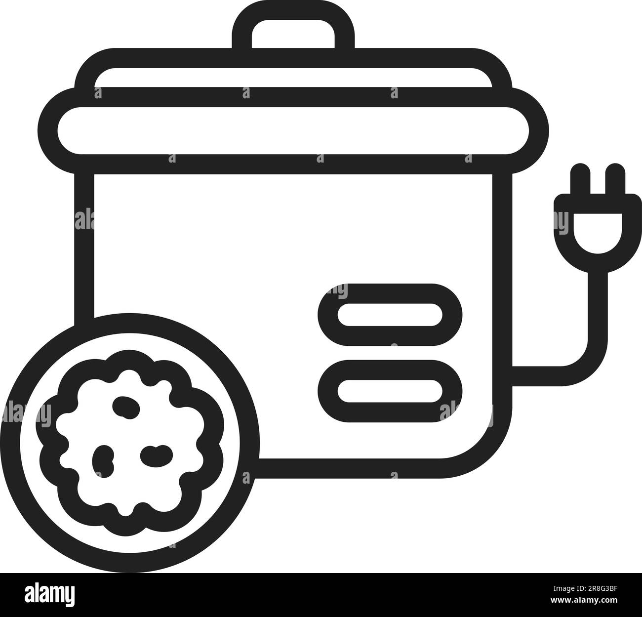 Rice Cooker Icon Image Stock Vector Image & Art - Alamy