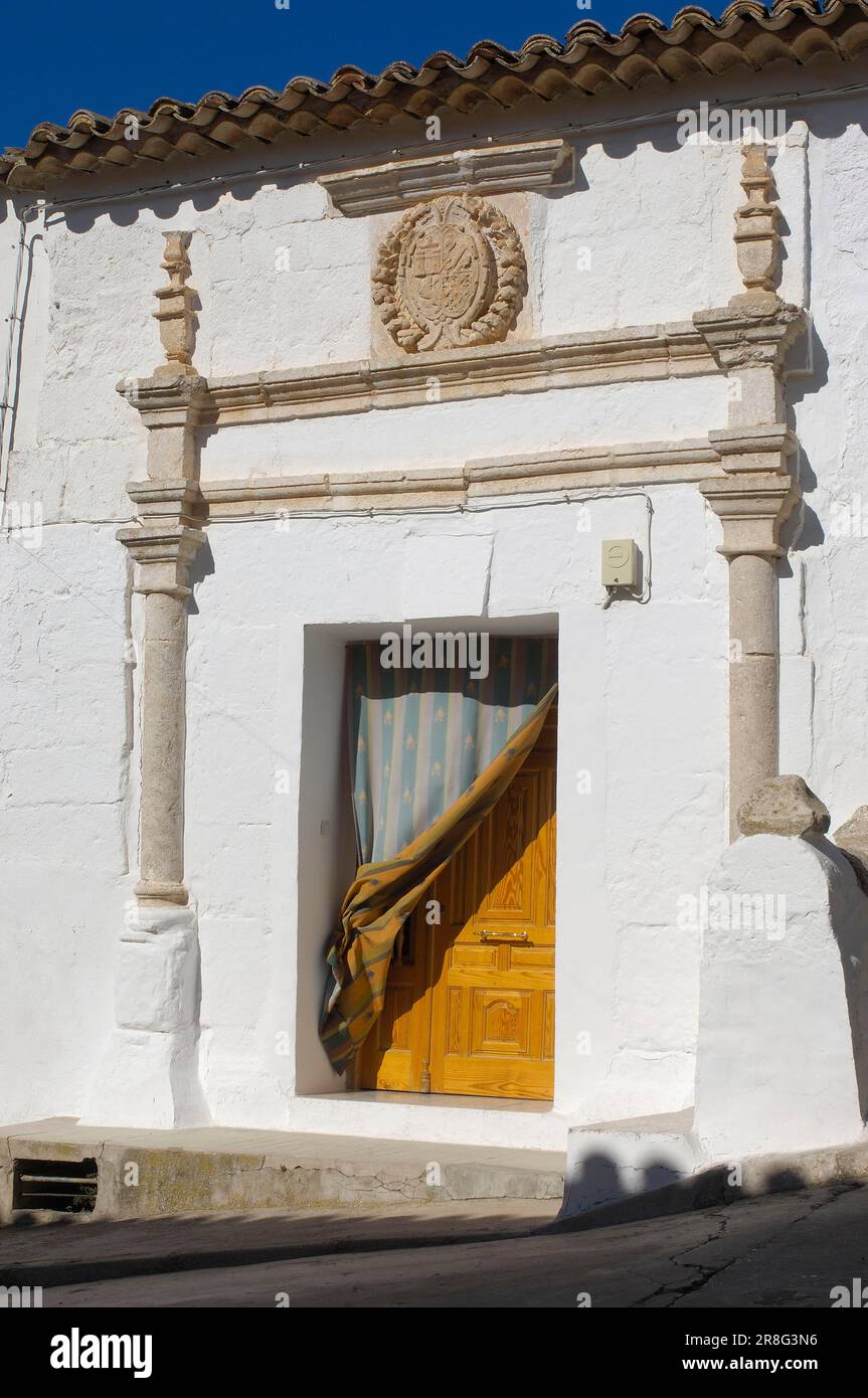 Garcimunoz Castle, Castilla-La, Cuenca, Castilla-La Mancha, Spain Stock Photo