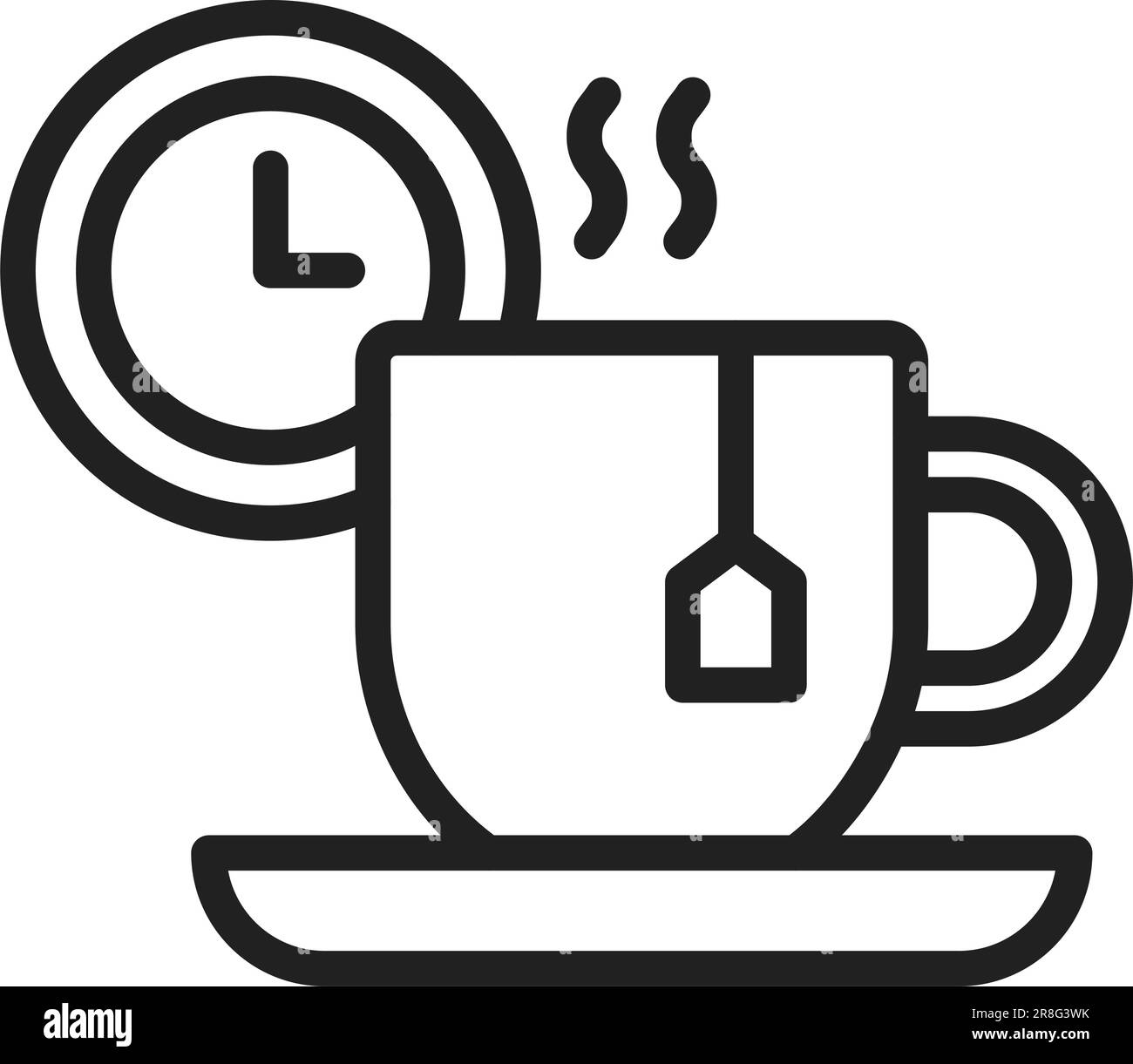 Tea Break Icon Image Stock Vector Image & Art Alamy